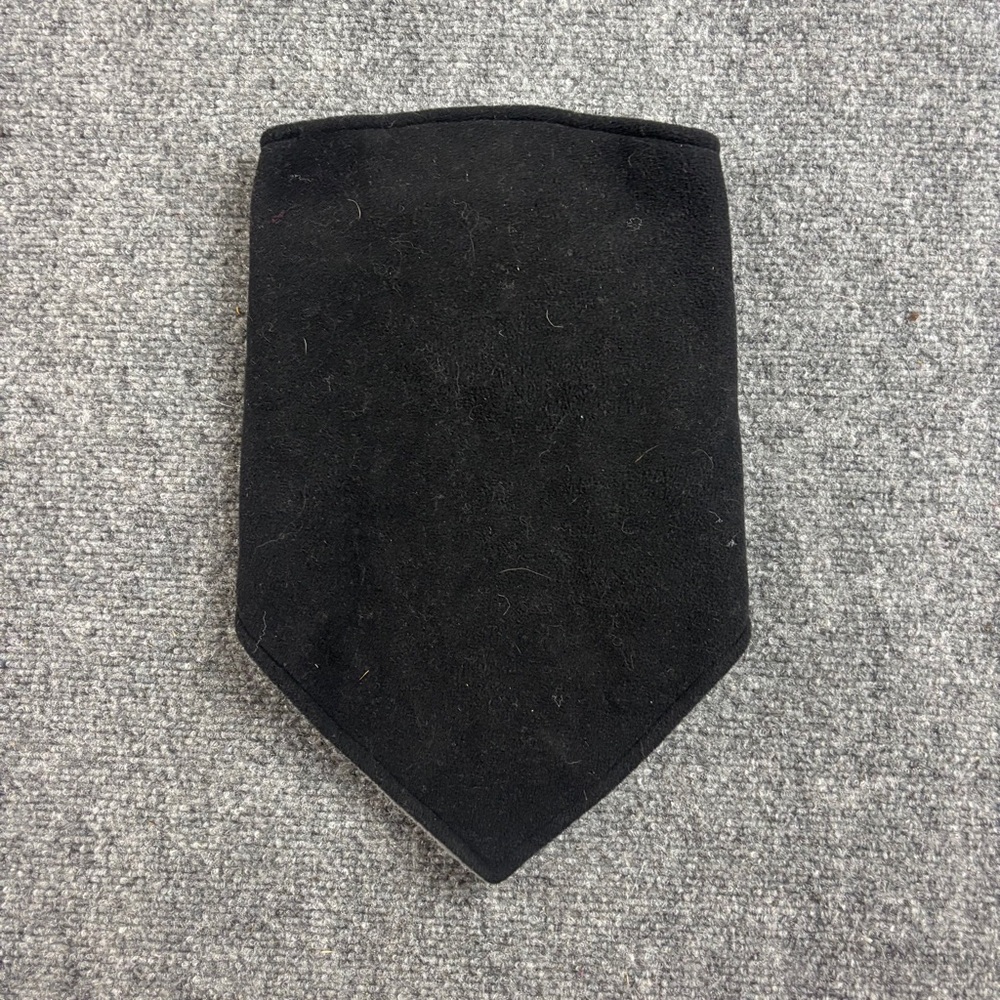 TURTLE FUR Black/Grey Fleece Face Mask Bandana Neck Warmer OSFM